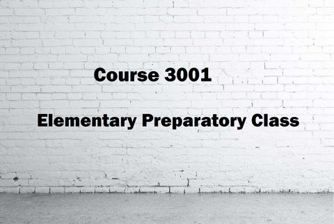 LearnDuck Course 3001: Elementary Preparatory Class